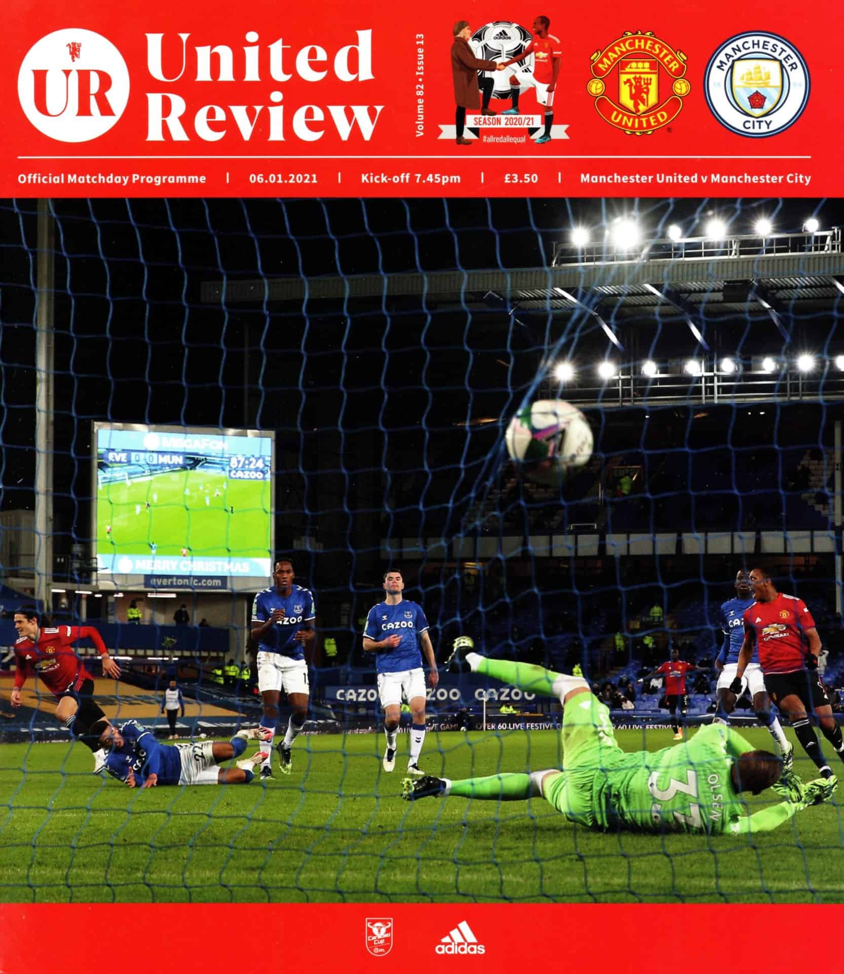 Mu 2020 6th January 2021 Manchester United v Manchester City League Cup Semi ...