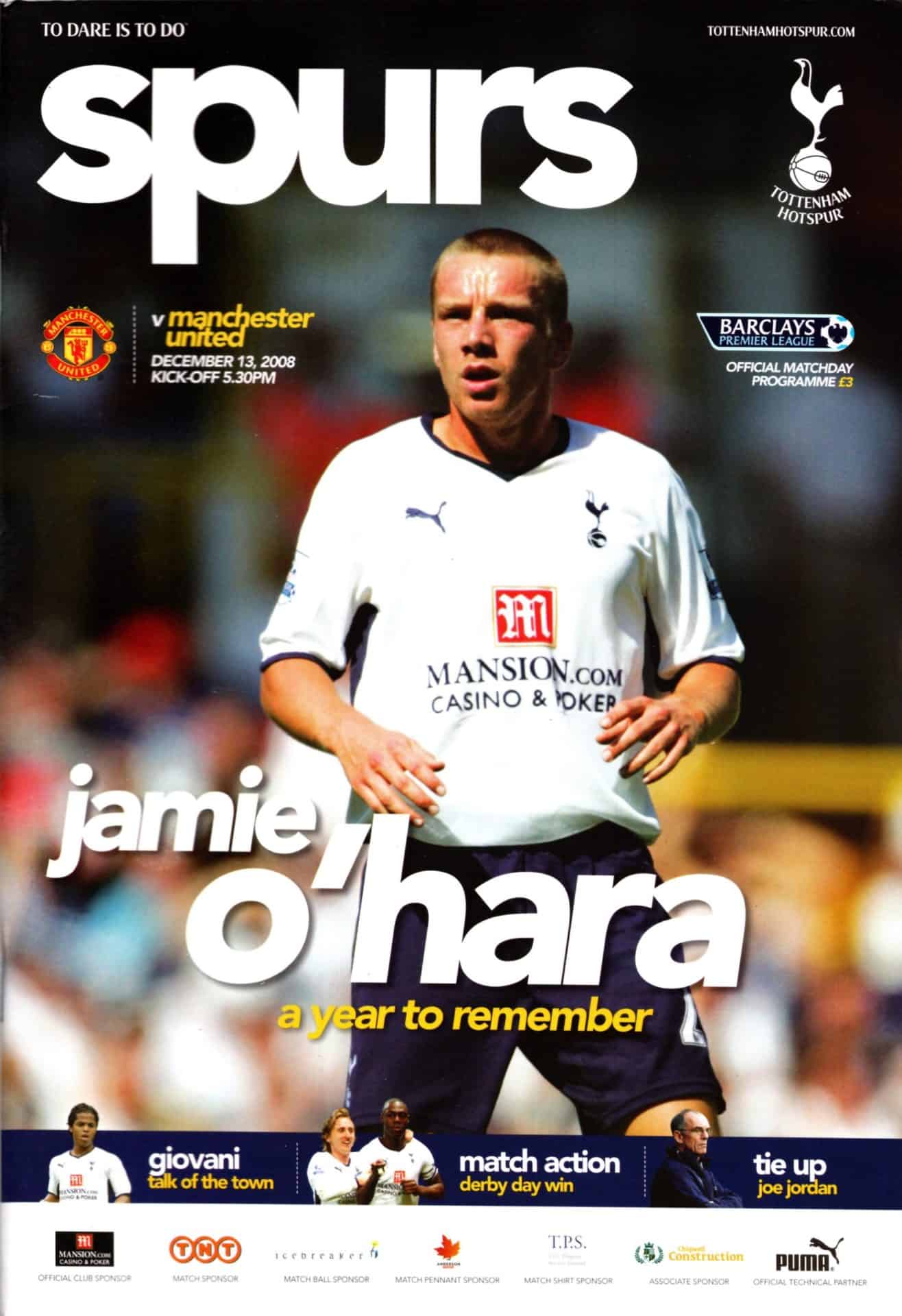 Maillot Tottenham Hotspur BALE 3 Rétro Domicile Tenue Pour Homme 2009 2010 Manche Courte