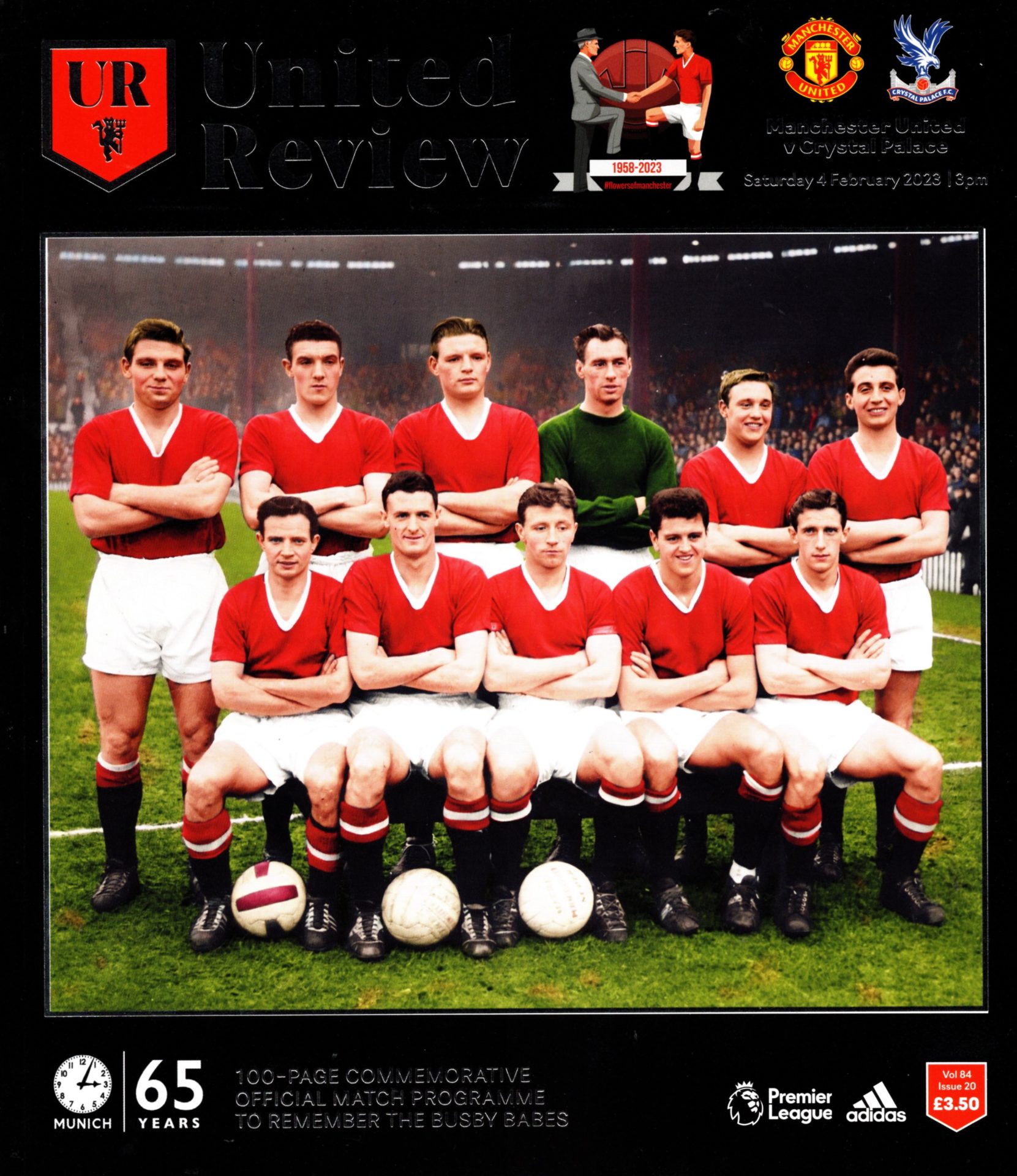 4th February 2023 Manchester United v Crystal Palace FA Premier League 4th February 2023 Manchester United v Crystal Palace FA Premier League