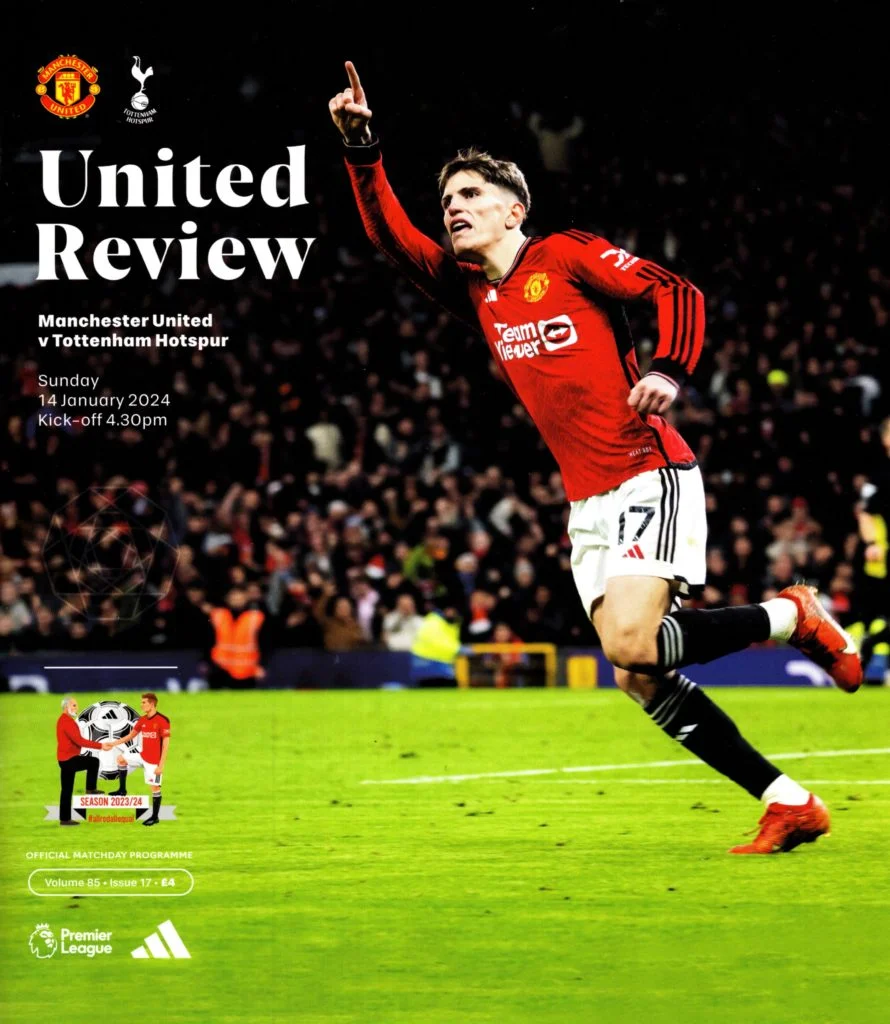 14th January 2024 Manchester United v Tottenham Hotspur Premier League Matchweek 21 2023-2024