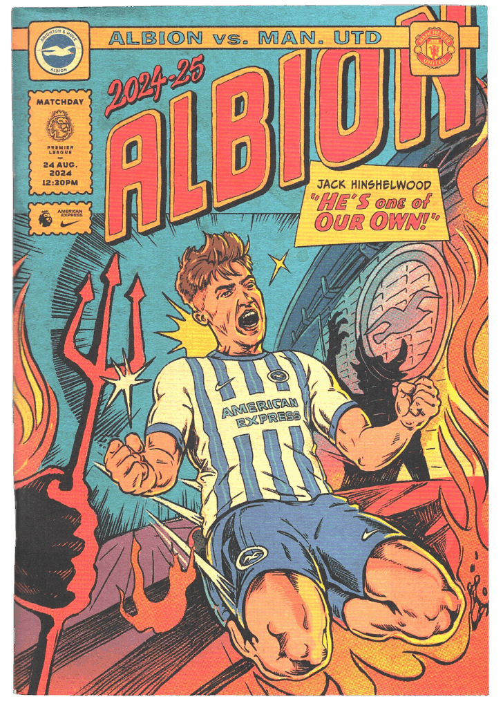 24th August 2024 Brighton and Hove Albion v Manchester United Premier League Matchday 02 2024-2025