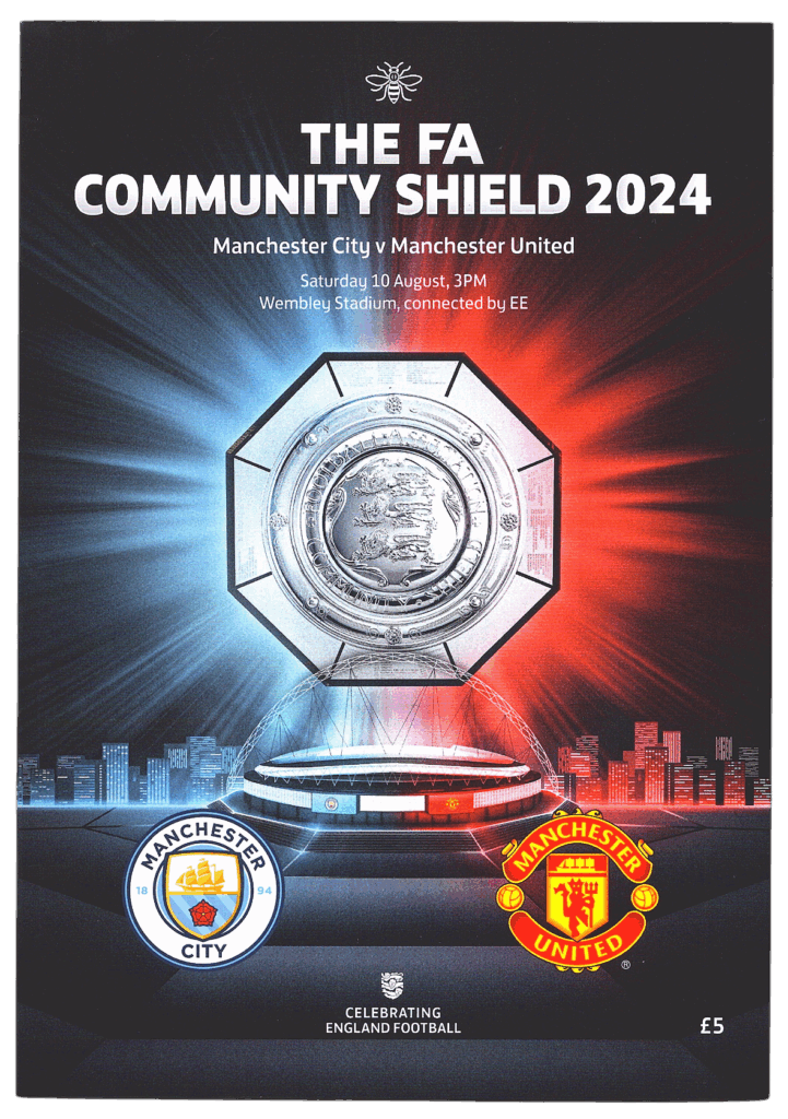 10th August 2024 Manchester United v Manchester City Charity/Community Shield Final 2024-2025