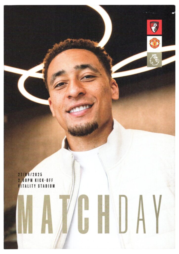 26th April 2025 AFC Bournemouth v Manchester United Premier League Matchday 34 2024-2025