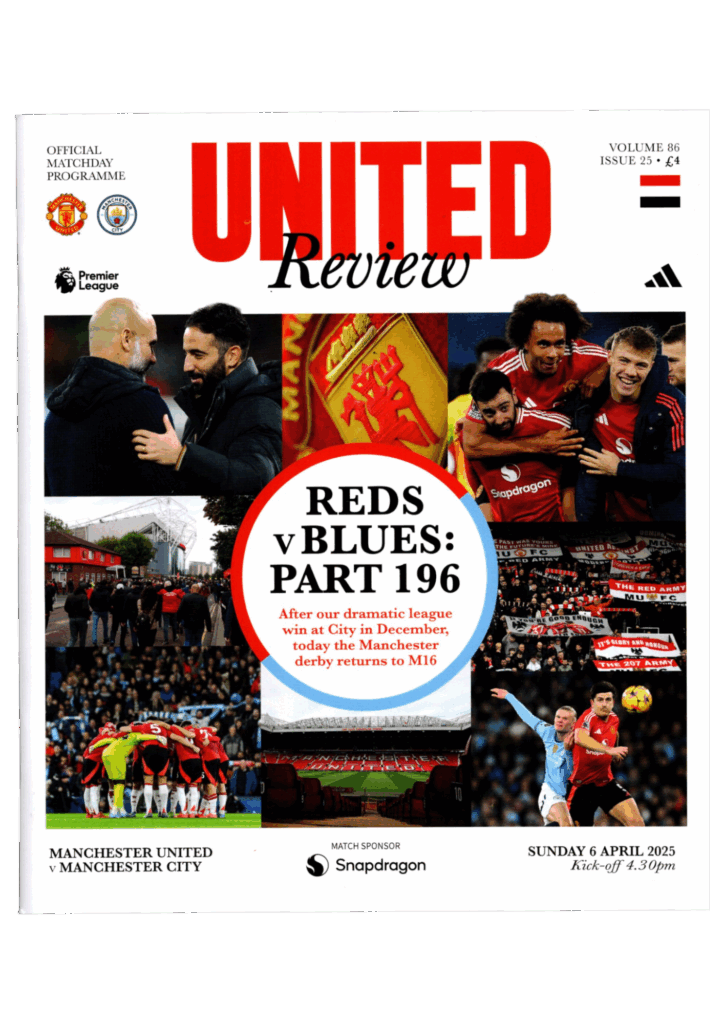 5th April 2025 Manchester United v Manchester City Premier League Matchday 31 2024-2025