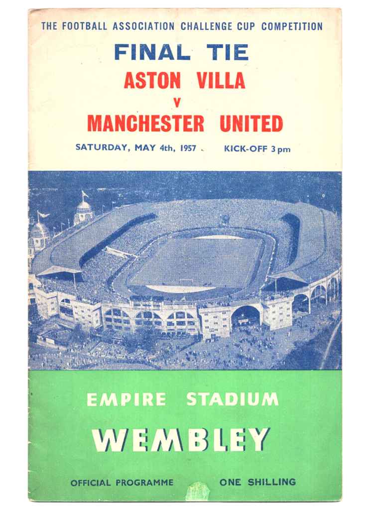 4th May 1957 Manchester United v Aston Villa FA Cup Final 1956-1957