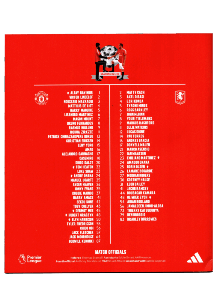 25th May 2025 Manchester United v Aston Villa Premier League Matchday 38 2024-2025 - Image 2