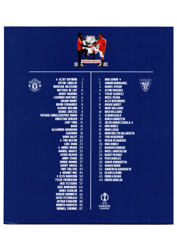 8th May 2025 Manchester United v Athletic Club Europa League Semi-Final - 2nd Leg 2024-2025 - Image 2