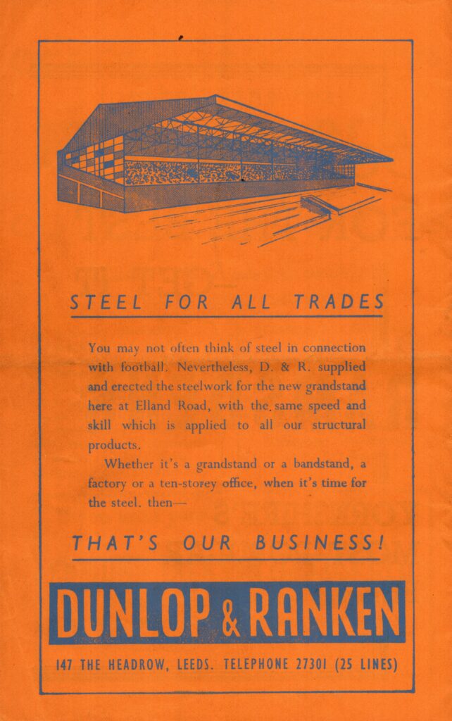 11th January 1958 Leeds United v Manchester United Division One Matchday 26 1957-1958 - Image 3