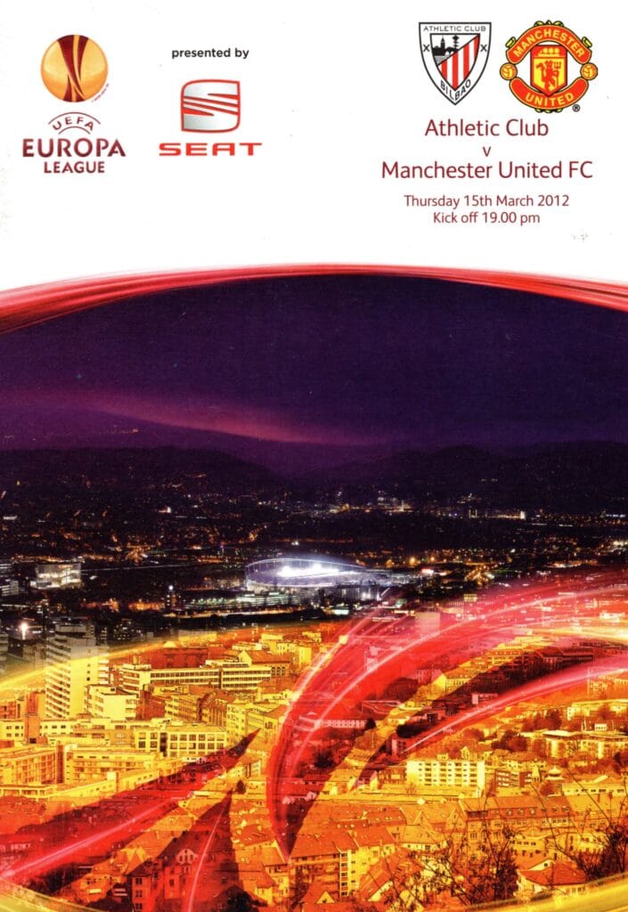 15th March 2012 Athletic Bilbao v Manchester United Europa League Round of 16 - 2nd Leg 2011-2012 - Image 3