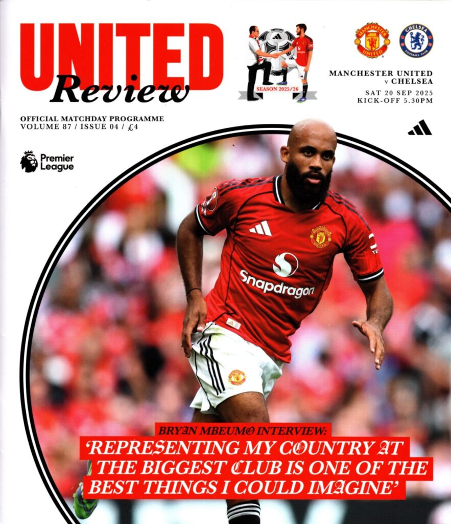 20th September 2025 Manchester United v Chelsea Premier League Matchday 05 2025-2026