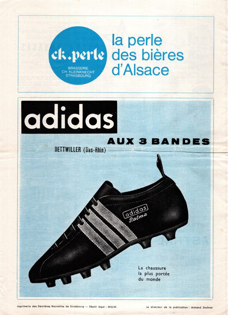 12th May 1965 Strasbourg v Manchester United UEFA Cup 4th Round 1st Leg 1964-1965 - Image 2
