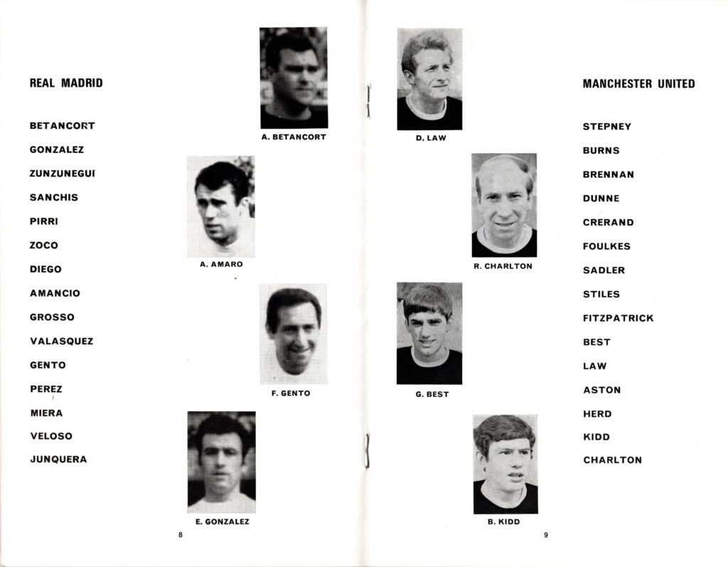 15th May 1968 Real Madrid v Manchester United Eurpean Cup Semi-Final 2nd Leg 1967-1968 - Image 3