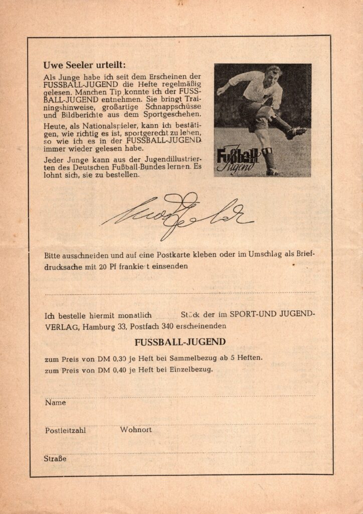31st July 1968 Hamburg SV v Manchester United Friendly  1968-1969 - Image 2