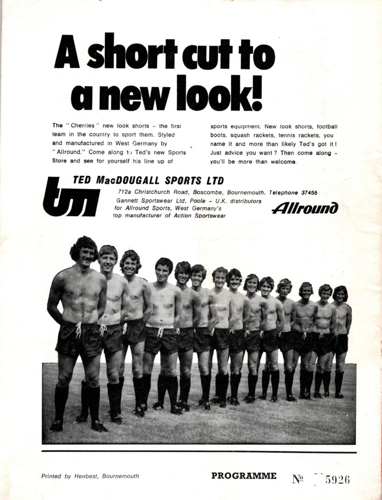 31st July 1972 Bournemouth v Manchester United Friendly  1972-1973 - Image 2