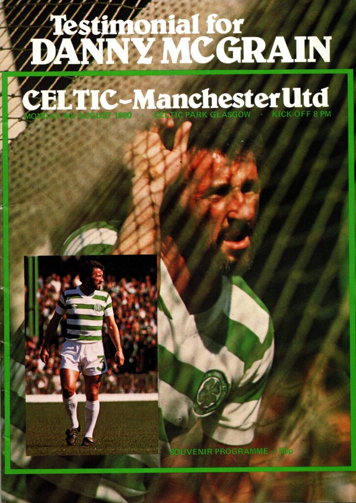 4th August 1980 Celtic v Manchester United Testimonial  1991-1992