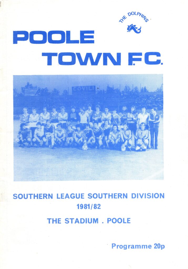 11th November 1981 Poole Town v Manchester United Friendly  1981-1982