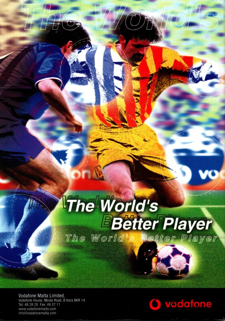 9th August 2000 Birkirkara v Manchester United Friendly  1991-1992 - Image 2