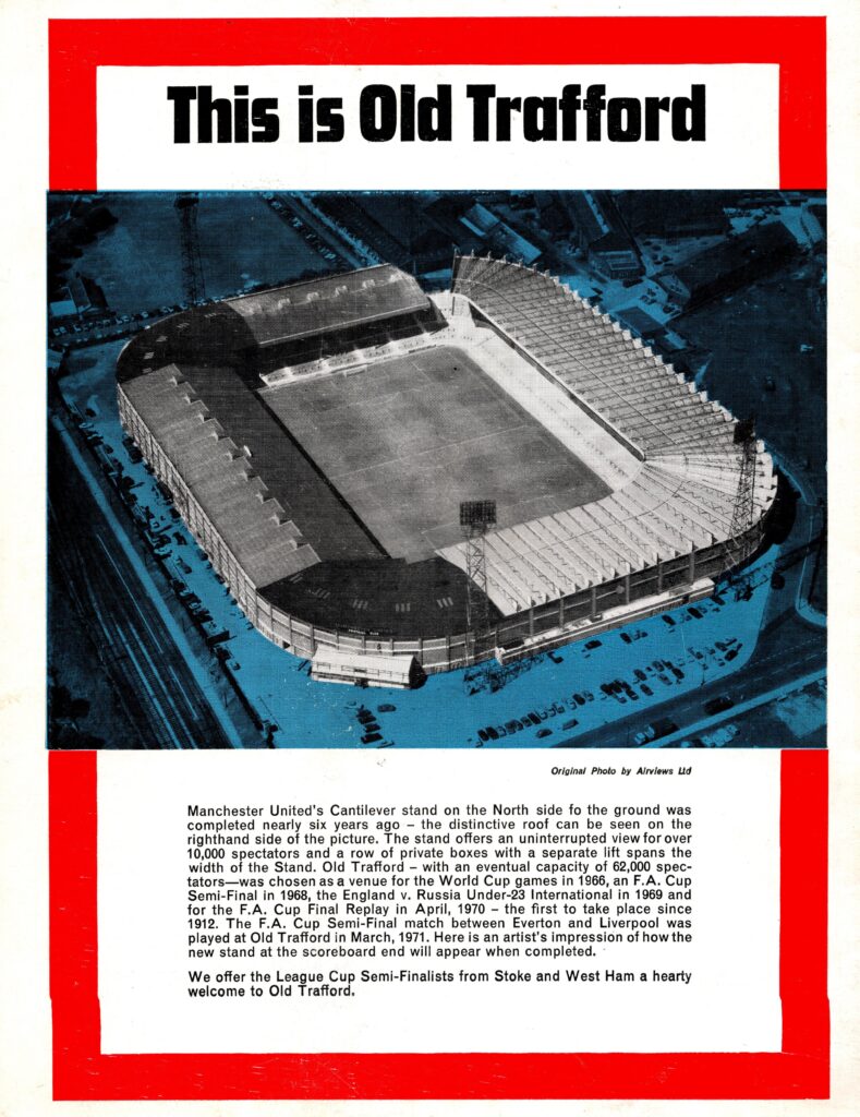 26th January 1972 Stoke City v West Ham United League Cup Semi-Final 2nd Replay 1971-1972 - Image 2
