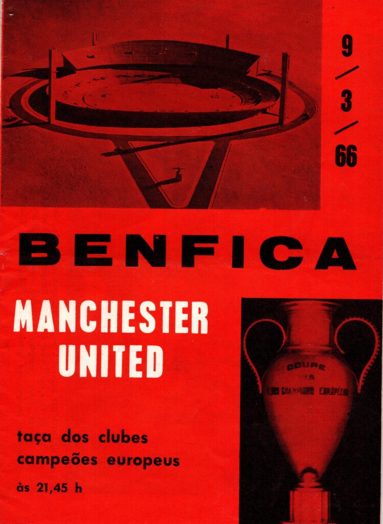 9th March 1966 SL Benfica v Manchester United European Cup Quarter Final 2nd Leg 1965-1966