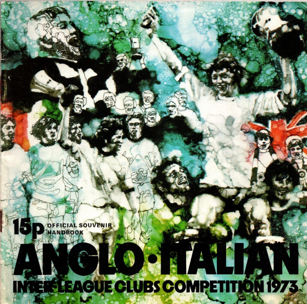 4th April 1973 Bari v Manchester United Anglo-Itaian Cup Group One 1972-1973