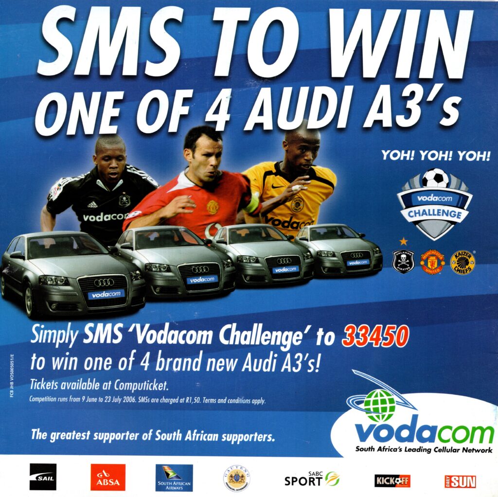 18th July 2006 Kaizer Chiefs v Manchester United Vodacom Tournament 1st Round 2006-2007 - Image 2