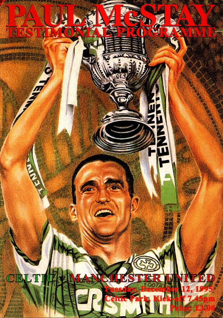 12th December 1995 Celtic v Manchester United Testimonial Paul McStay 1995-1996