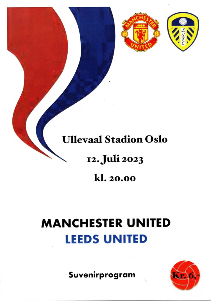 12th July 2023 Leeds United v Manchester United Friendly Pre Season 2023-2024