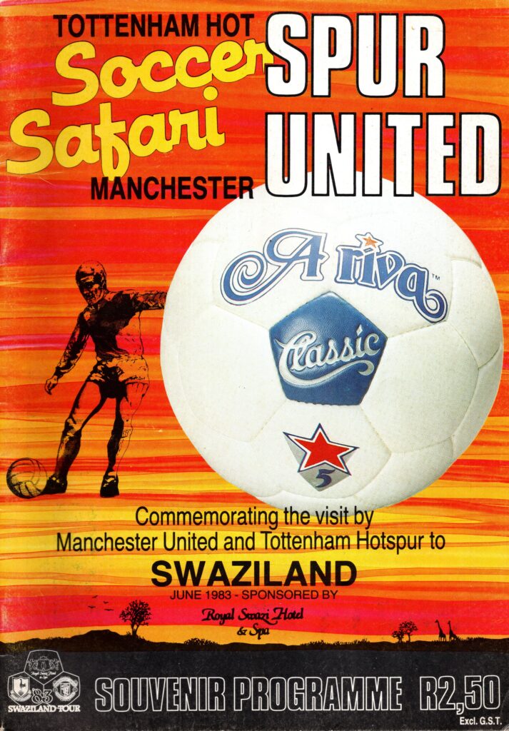 11th June 1983 Tottenham Hotspur v Manchester United Swarzispa Cup  1982-1983