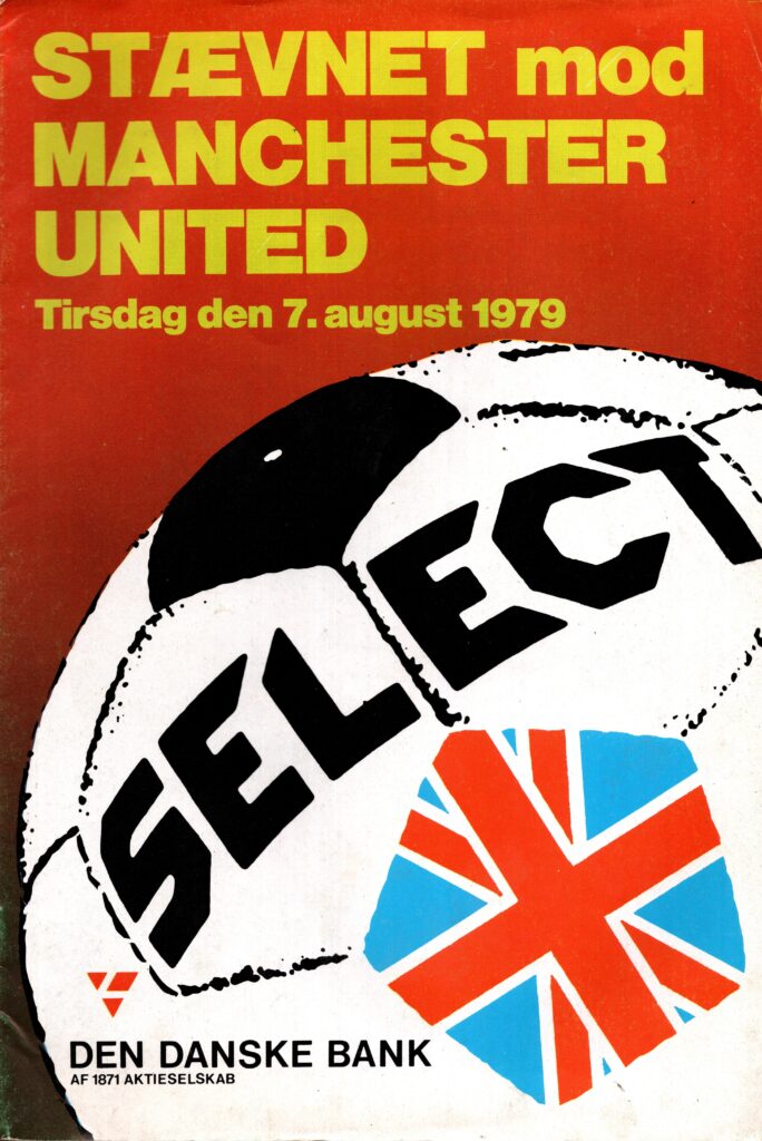 7th August 1979 Staevnet v Manchester United Friendly Pre-Season 1979-1980