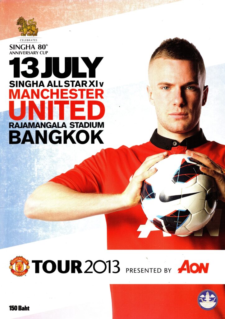 13th July 2013 Singha All Star XI v Manchester United Friendly Singha 80th Anniversary Cup 2013-2014