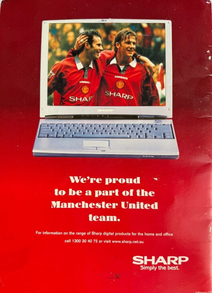 15th July 1999 The Socceroos v Manchester United   1999-2000 - Image 2