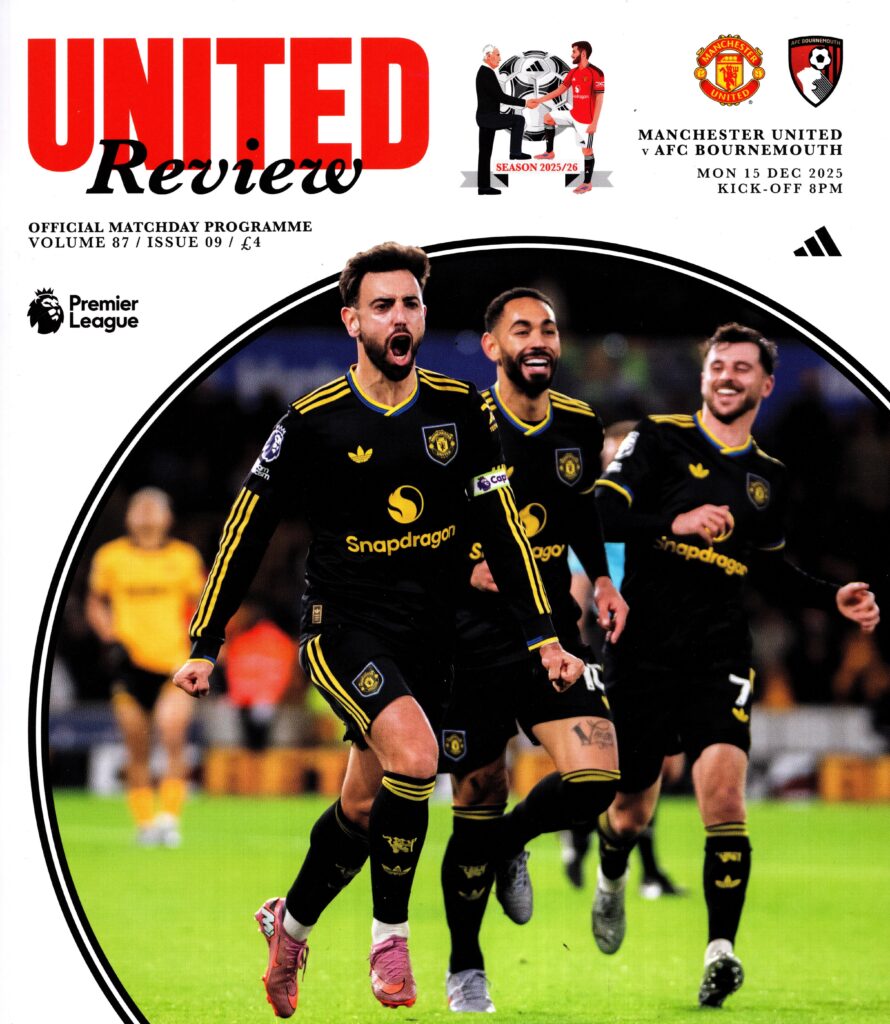 13th December 2025 Manchester United v Bournemouth Premier League Matchday 16 2025-2026