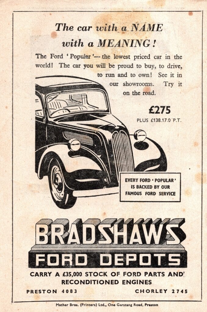 21st January 1956 Preston North End v Manchester United Division One Matchday 28 1955-1956 - Image 2