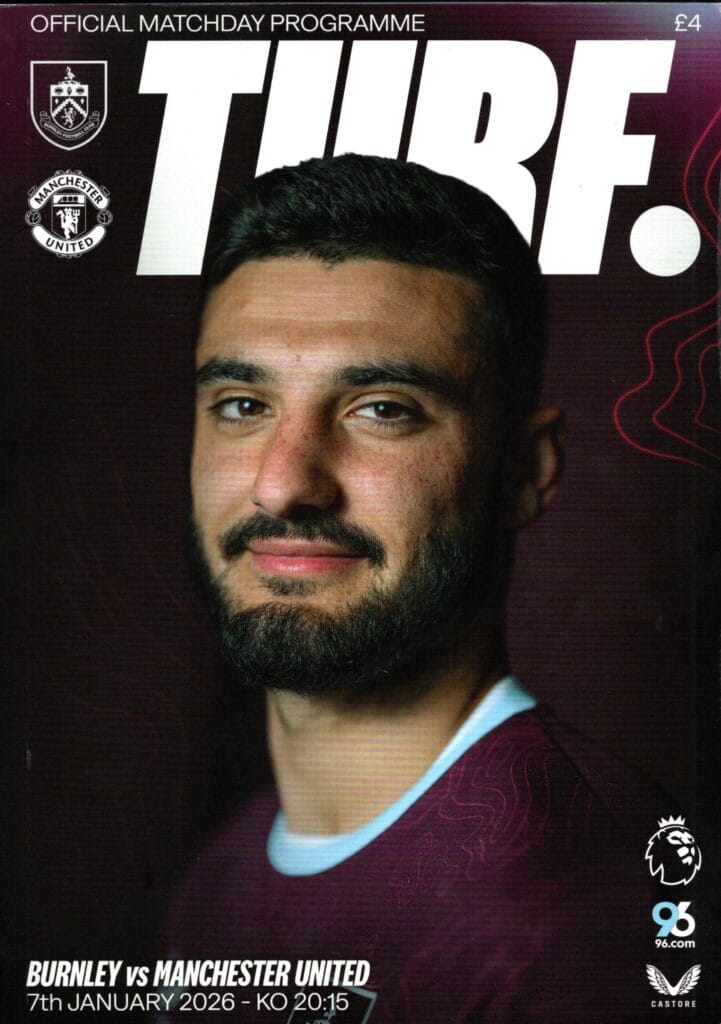 7th January 2026 Burnley v Manchester United Premier League Matchday 21 2025-2026
