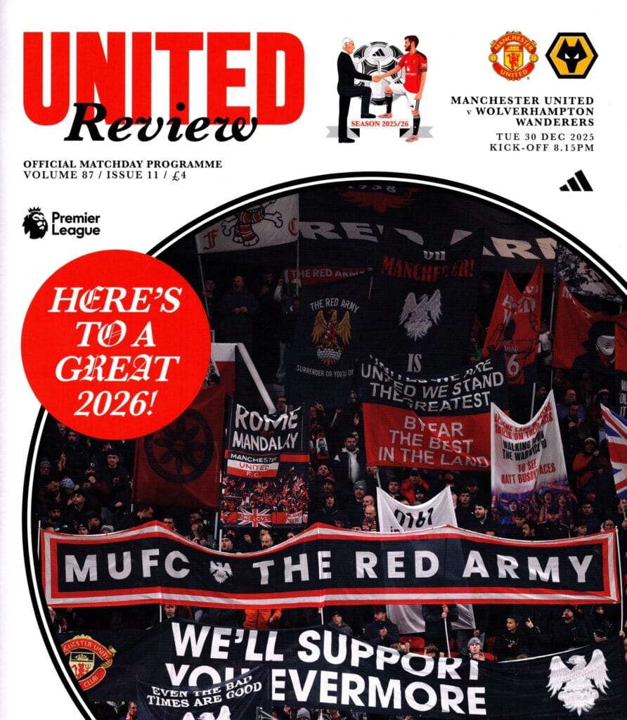 30th December 2025 Manchester United v Wolverhampton Wanderers Premier League Matchday 19 2025-2026