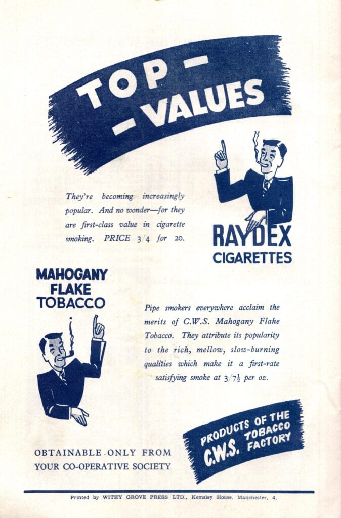 20th September 1947 Manchester City v Manchester United Division One Matchday 08 1947-1948 - Image 2