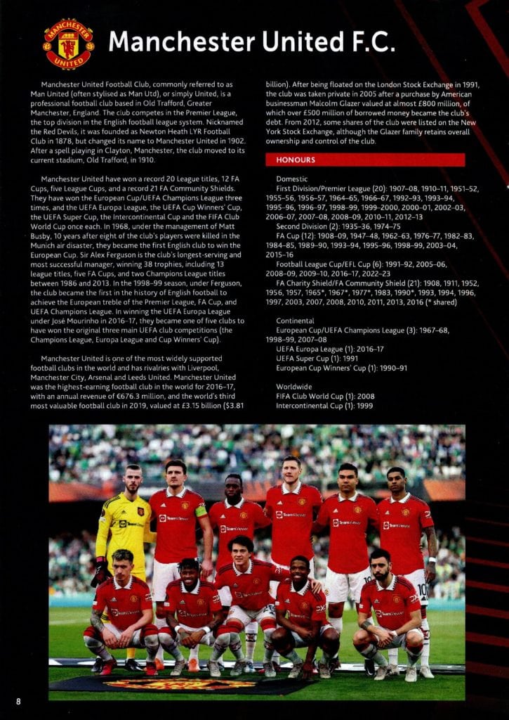 20th April 2023 Sevilla v Manchester United Europa League Quarter-Final - 2nd Leg 2022-2023 - Image 2