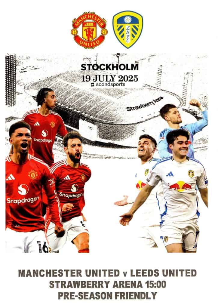 19th July 2025 Manchester United v Leeds United Friendly Pre-Season 2025-2026