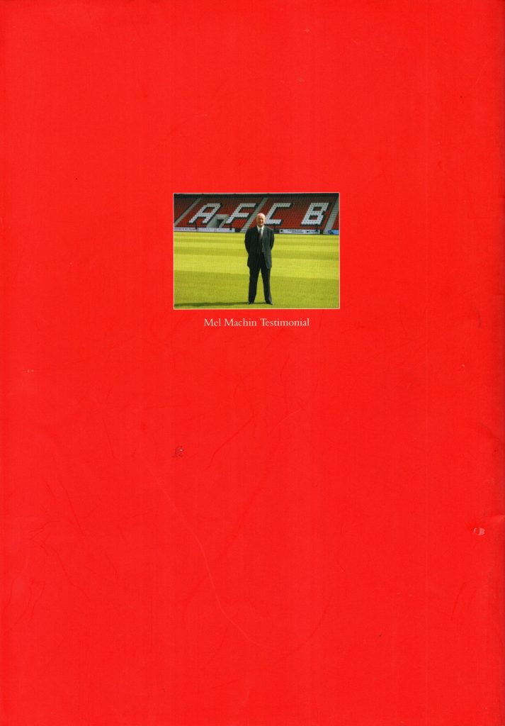 27th July 2002 AFC Bournemouth v Manchester United Friendly Testimonial - Mel Machin 2002-2003 - Image 2
