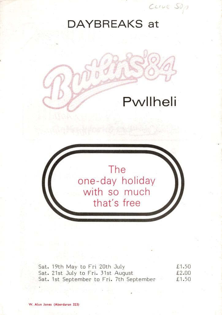 6th August 1984 Pwllheli and District v Manchester United Friendly Pre-Season 1984-1985 - Image 2