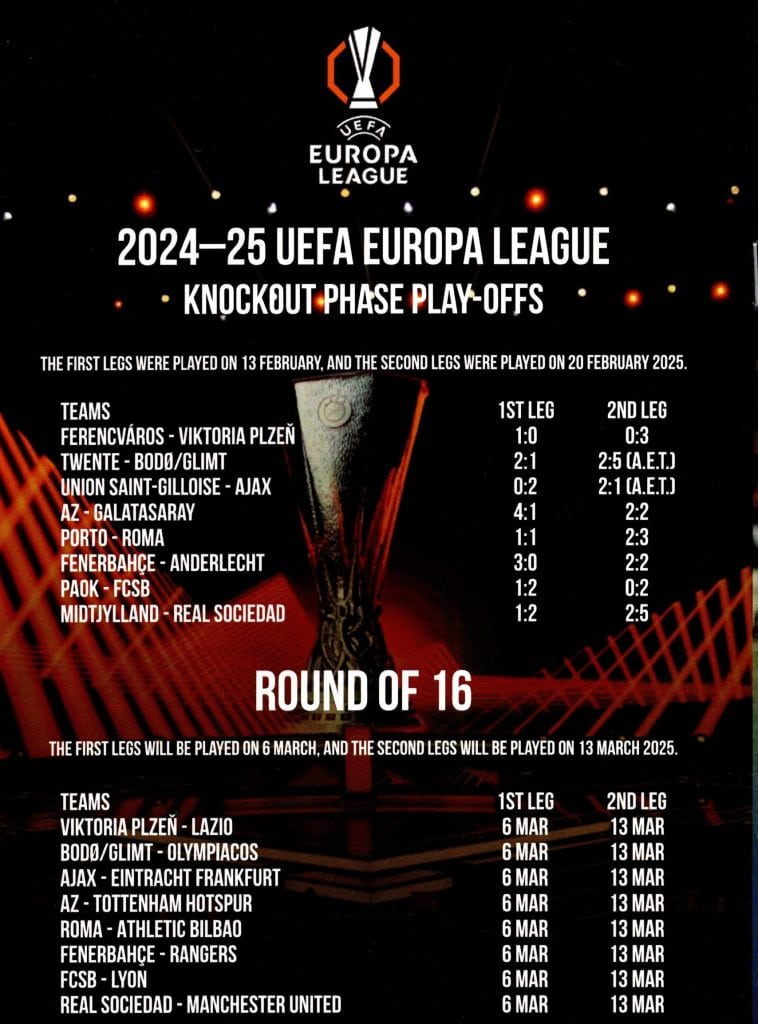 6th March 2025 Real Sociedad v Manchester United Europa League  2024-2025 - Image 2