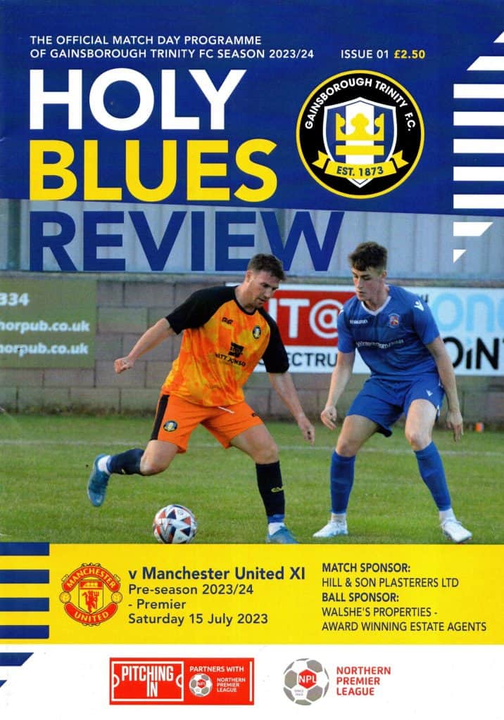 15th July 2023 Gainsborough Trinity v Manchester United Youth Friendly Pre-Season 2023-2024