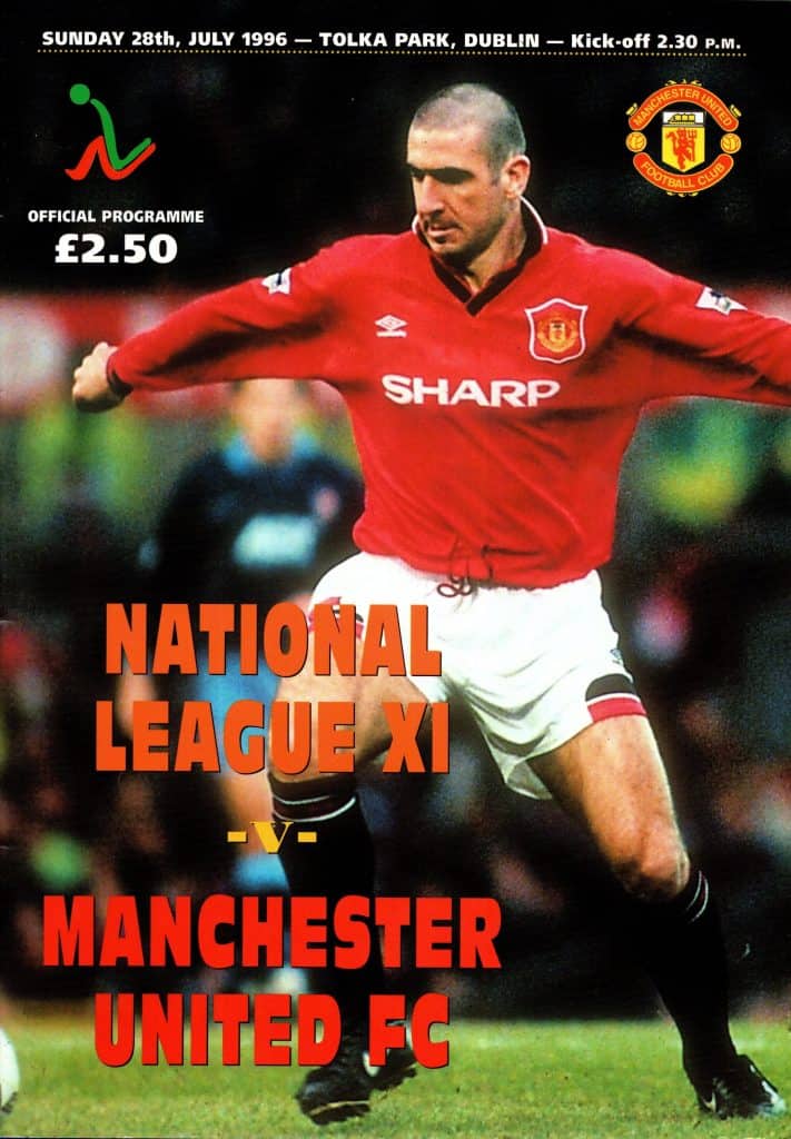 28th July 1996 National League XI v Manchester United Friendly Pre-Season 1996-1997