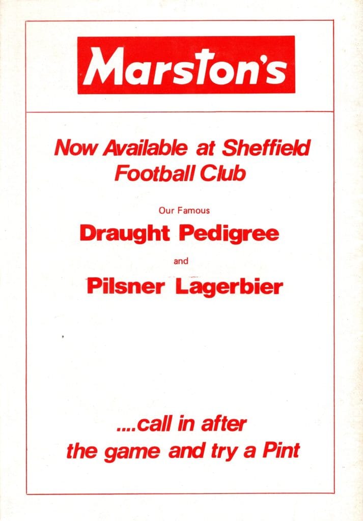 17th November 1982 Sheffield FC v Manchester United Friendly  1982-1983 - Image 2