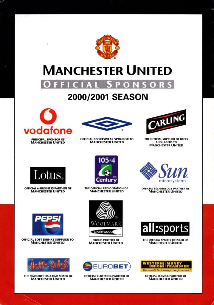 27th March 2001 Manchester United v Manchester City Manchester Senior Cup Final 2000-2001 - Image 2