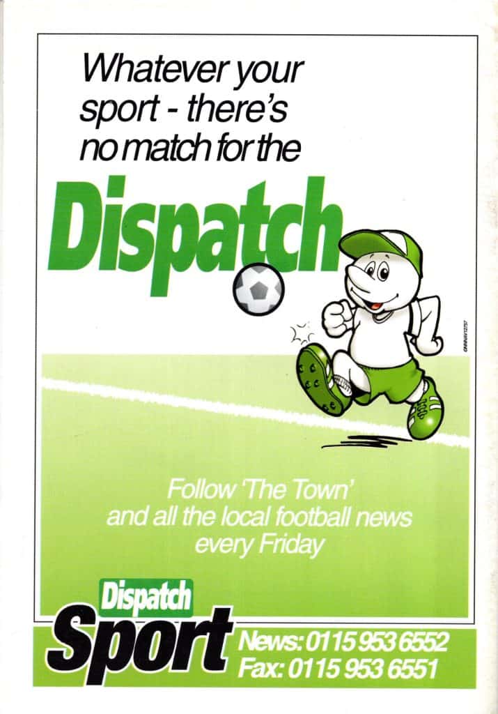 10th August 2002 Hucknall Town v Manchester United Friendly  2002-2003 - Image 2