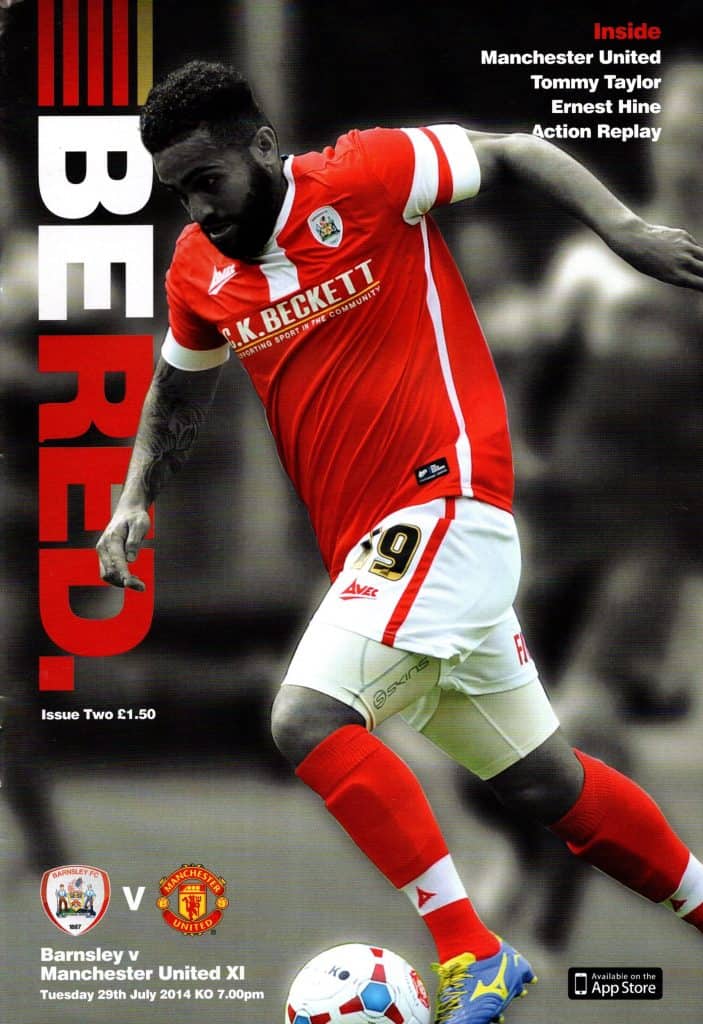 29th July 2014 Barnsley v Manchester United Reserve Friendly Pre-Season 2014-2015