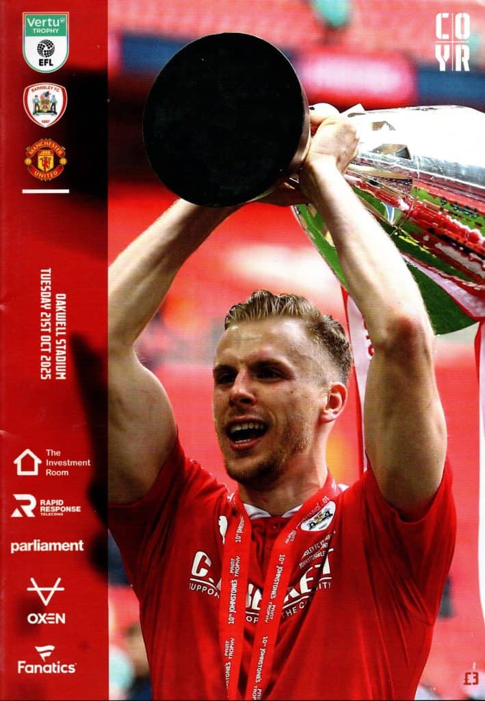 21st October 2025 Barnsley v Manchester United EFL Trophy  2025-2026