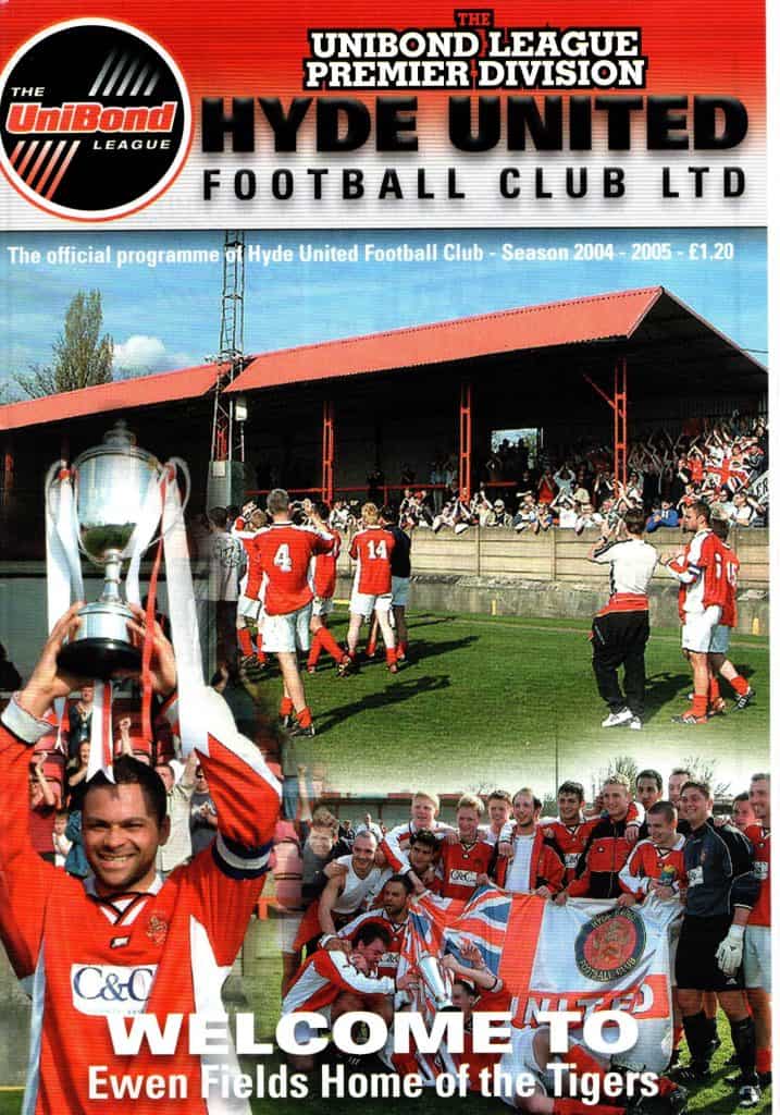 23rd July 2005 Hyde United v Manchester United Friendly Pre Season 2005-2006