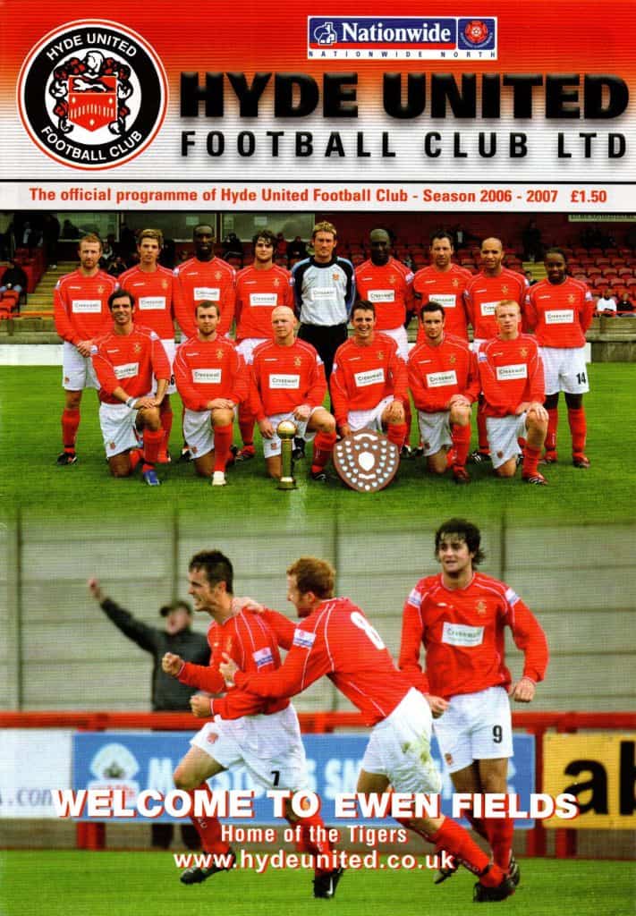 14th July 2007 Hyde United v Manchester United Friendly Pre Season 2007-2008